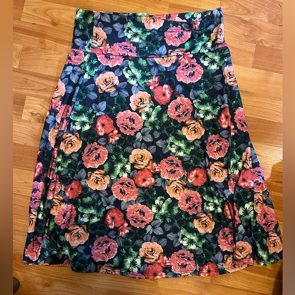 EUC Azure XL floral Lularoe - Picture 1 of 1